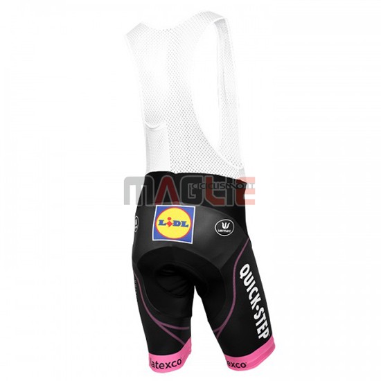 Maglia Quick Step manica corta 2016 rosa e nero